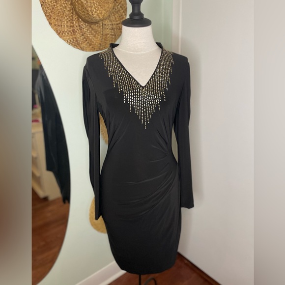 🟠 2/40$ Long sleeve modest black dress - Picture 3 of 4